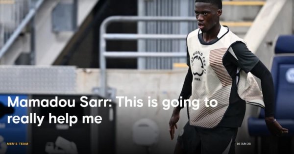 Mamadu Saar: Active competition has helped me, the Blues aims to win the Club World Cup