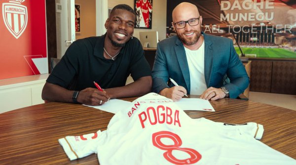Return to the field after two years! Official: 32-year-old Pogba joined Monaco and signed for 2 years with No. 8
