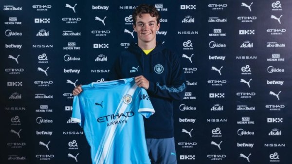 Norwegian genius midfielder enters the city🌟Official: Manchester City signs 18-year-old Nipan, with a transfer fee of 15 million euros