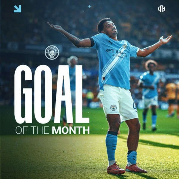 Official: Reindes  goal against Wolves was elected Manchester City s best goal in August
